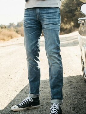 Hiroshi Kato The Pen Slim Straight Stretch Selvedge Denim Jeans Sz 32